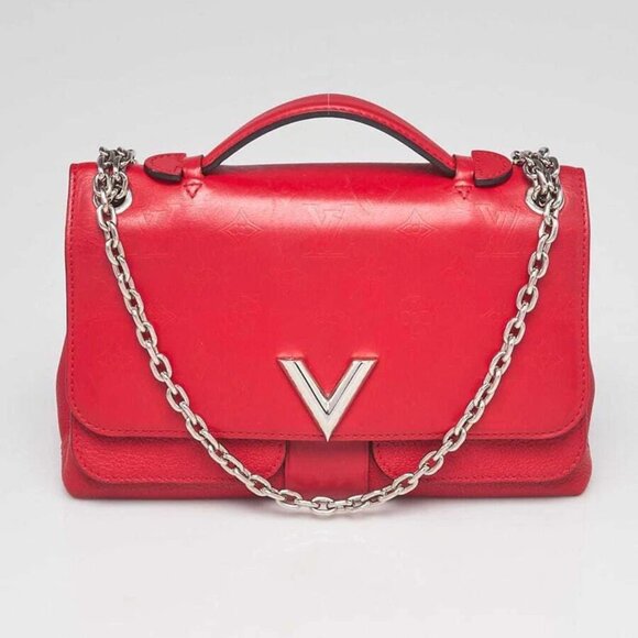 Louis Vuitton Rubis Monogram Leather Very Chain Bag - Picture 1 of 10